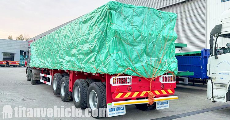 4 Axle Flatbed Trailer for Sale in Guam