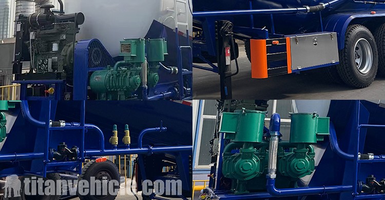 3 Axle Bulk Cement Tanker Trailer for Sale in n