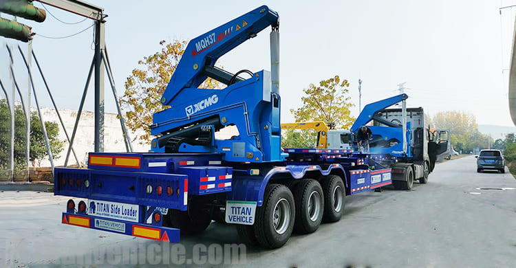 37 Ton Side Loader Trailer for Sale in Papua New Guinea