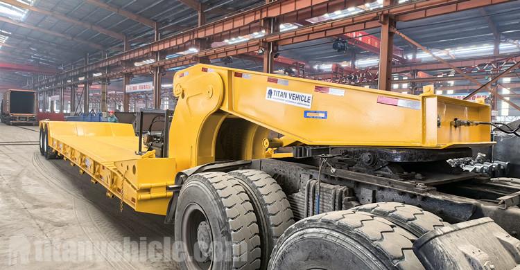 2 Axle Detach Semi Trailer will be sent to Guatemala by Container