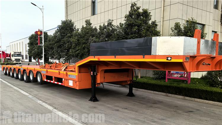 8 Axle Low Bed Truck Trailer for Sale In Ethiopia
