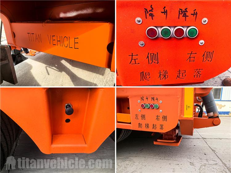 8 Axle Low Bed Truck Trailer for Sale In Ethiopia