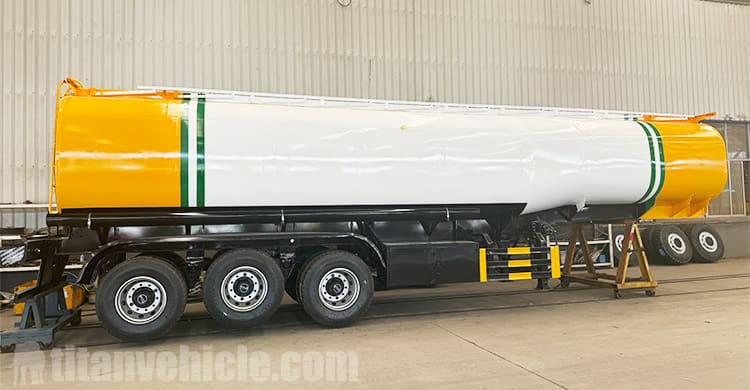 45000 Liters Fuel Tanker Trailer for Sale in Tanzania