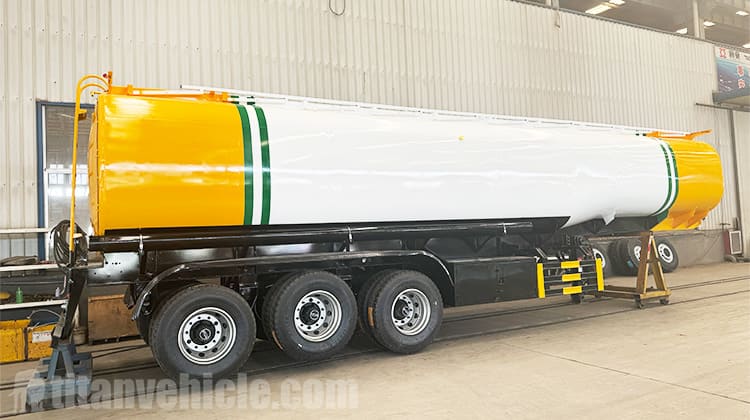 45000 Liters Fuel Tanker Trailer for Sale in Tanzania