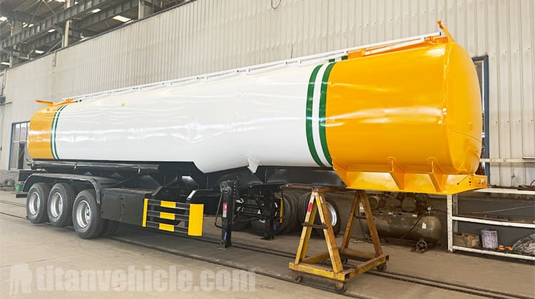 45000 Liters Fuel Tanker Trailer for Sale in Tanzania