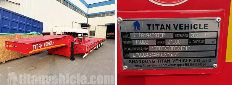 4 Axle Semi Low Bed Trailer for Sale in Philippines
