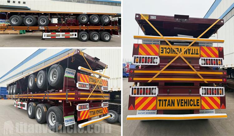 3 Axle Flatbed Semi Trailers for Sale in Tanzania