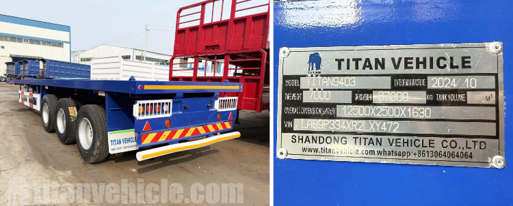 40 Foot Flatbed Semi Trailer Manufacturers for Sale in Zambia