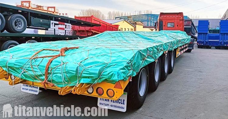 4 Axle Lowbed Trailer for Sale in Papua New Guinea