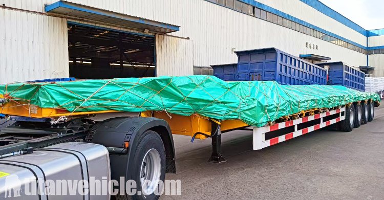 4 Axle Lowbed Trailer for Sale in Papua New Guinea