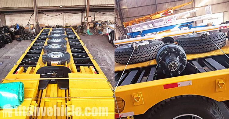 4 Axle Lowbed Trailer for Sale in Papua New Guinea