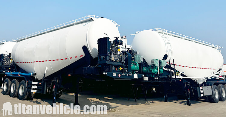 3 Axle Bulk Cement Tanker Trailer for Sale in n