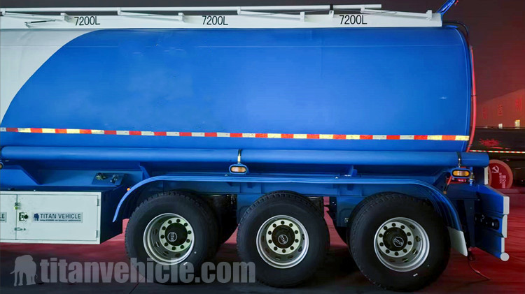 45000 Liters Diesel Fuel Tanker Trailer for Sale in Tanzania