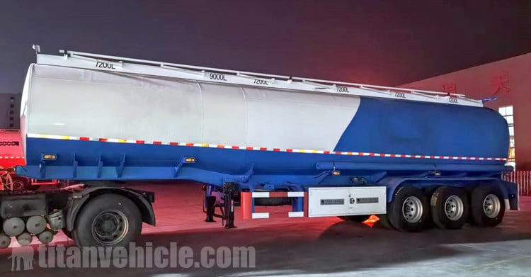 45000 Liters Diesel Fuel Tanker Trailer will be sent to Tanzania