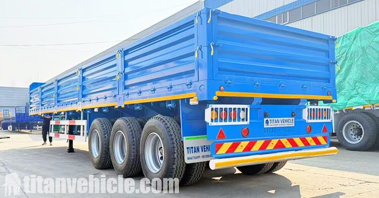 3 Axle Side Wall Trailer for Sale in Sudan