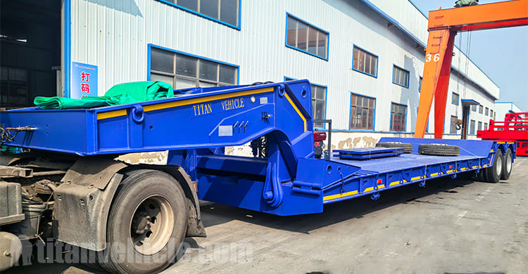 2 Line 4 Axle Removable Gooseneck Lowboy Trailer for Sale in Jamaica 