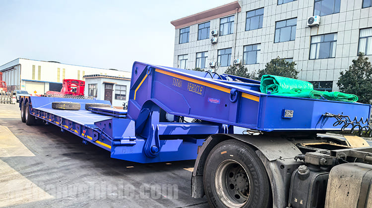 2 Line 4 Axle Removable Gooseneck Lowboy Trailer for Sale in Jamaica 
