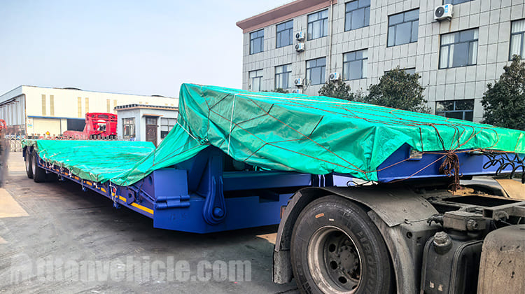 2 Line 4 Axle Removable Gooseneck Lowboy Trailer for Sale in Jamaica 