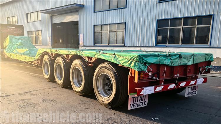 4 Axle 120 Ton Detachable Gooseneck Lowboy Trailer for Sale In Guam