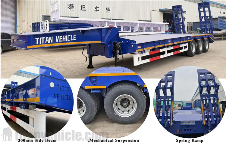 3 Axle Low Bed Truck Trailer for Sale In Kenya
