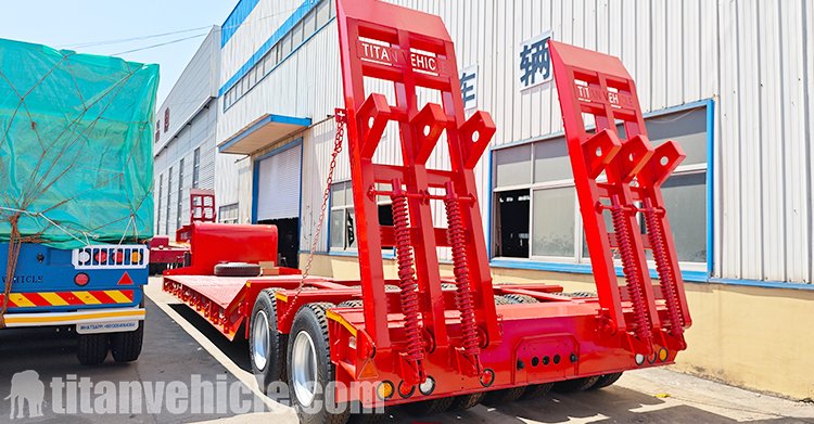 2 Line 4 Axle Semi Lowbed Trailer for Sale in Tanzania