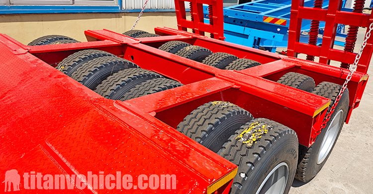 2 Line 4 Axle Semi Lowbed Trailer for Sale in Tanzania