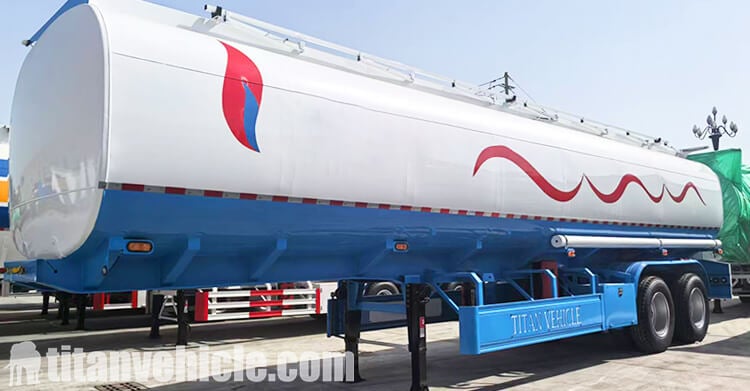 42000 Liters Fuel Tanker Trailer for Sale in Zambia