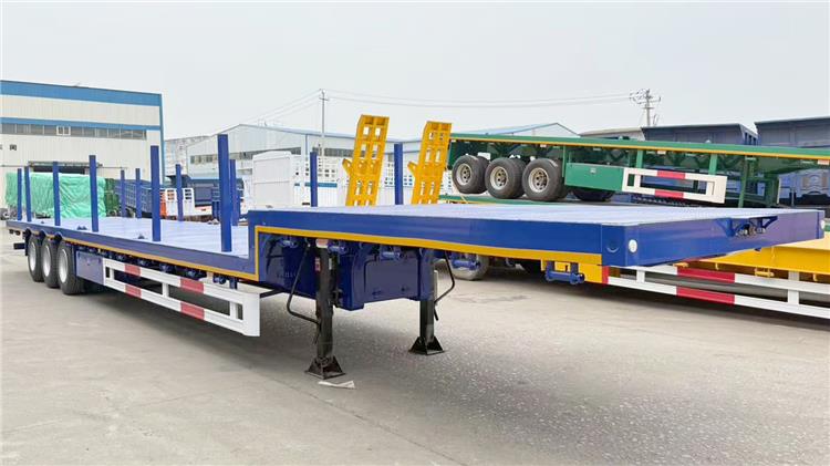 3 Axle Low Flatbed Trailer for Sale In Gabon
