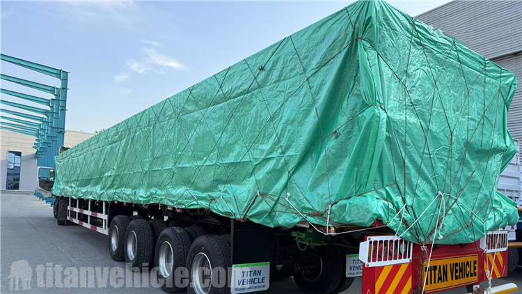 4 Axle Flatbed Trailer for Sale In Uruguay
