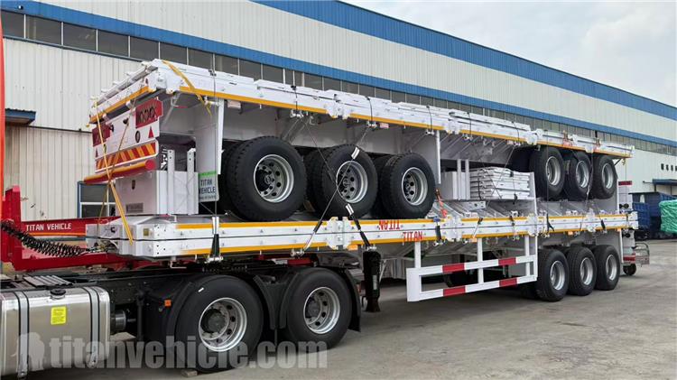 3 Axle Drop Side Wall Trailer for Sale In Zambia