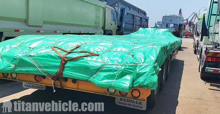 3 Axle 60 Ton Lowbed Trailer Truck for Sale in Jamaica