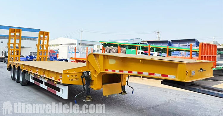 3 Axle 60 Ton Lowbed Trailer Truck for Sale in Jamaica