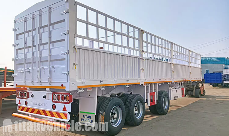 3 Axle Fence Semi Trailer for Sale in Sudan