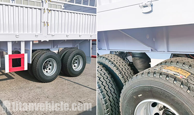 3 Axle Fence Semi Trailer for Sale in Sudan
