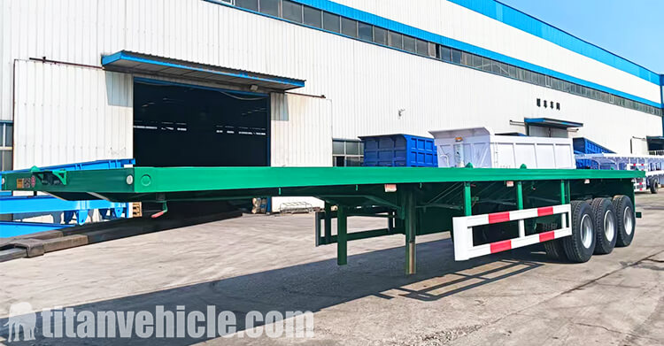 3 Axle Flatbed Trailer Truck for Sale in Zambia