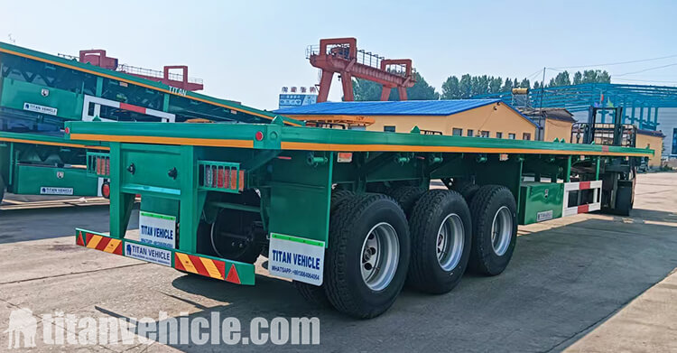 3 Axle Flatbed Trailer Truck for Sale in Zambia