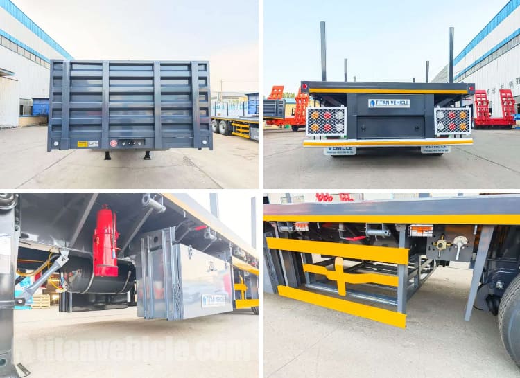 3 Axle Flatbed Trailer Manufacturers for Sale in Saudi Arabia