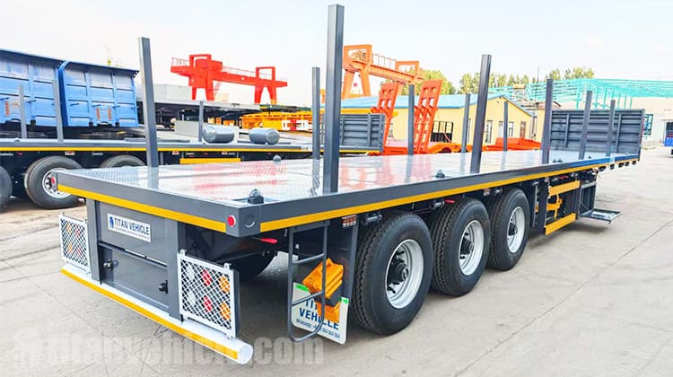 3 Axle Flatbed Trailer Manufacturers for Sale in Saudi Arabia