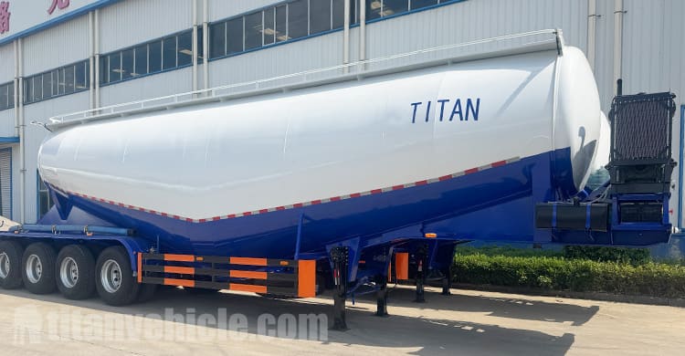 4 Axle Cement Tanker Trailer for Sale in Sierra Leone