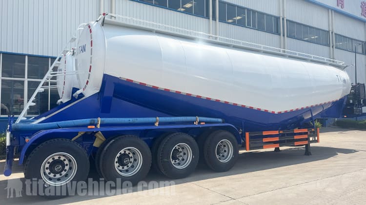 4 Axle Cement Tanker Trailer for Sale in Sierra Leone