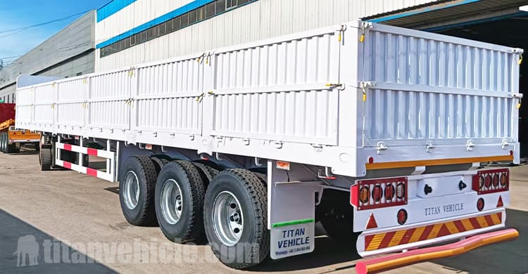 Tri Axle Sidewall Semi Trailer for Sale in Zimbabwe