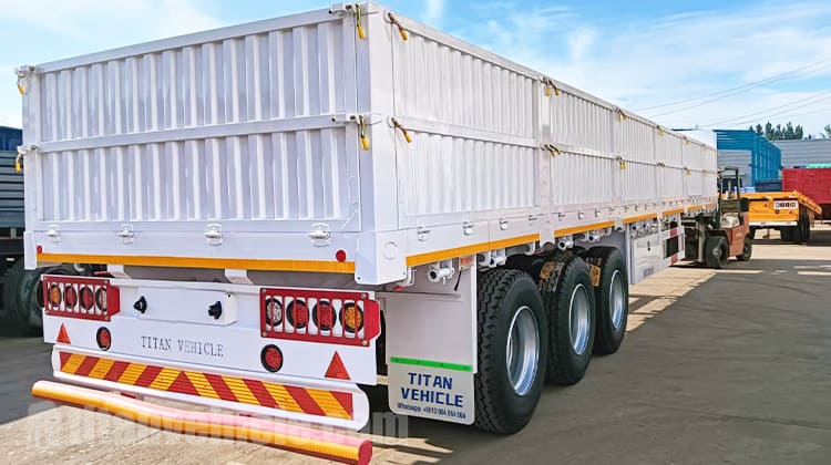 Tri Axle Sidewall Semi Trailer for Sale in Zimbabwe