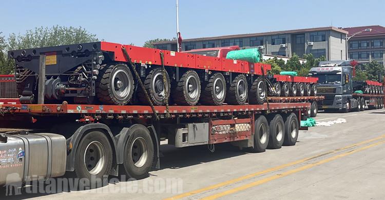 Several SPMT Trailers are Ready Shipped to Brazil