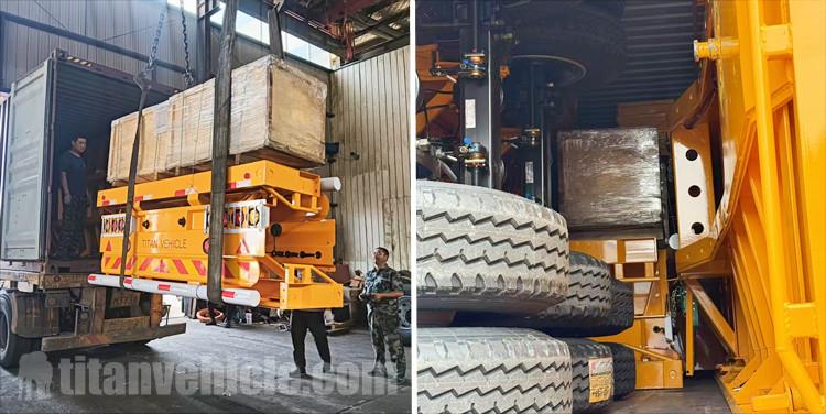 40Ft Flat Bed Semi Trailer for Sale in Ghana Tema