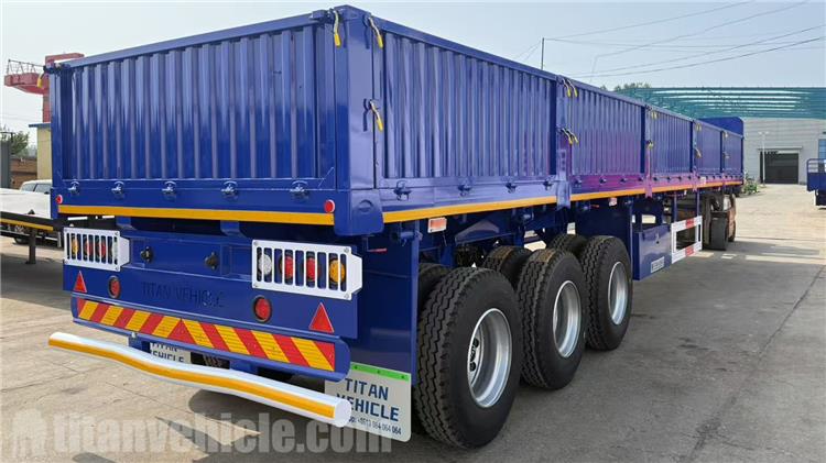3 Axle Side Wall Trailer for Sale In Zambia