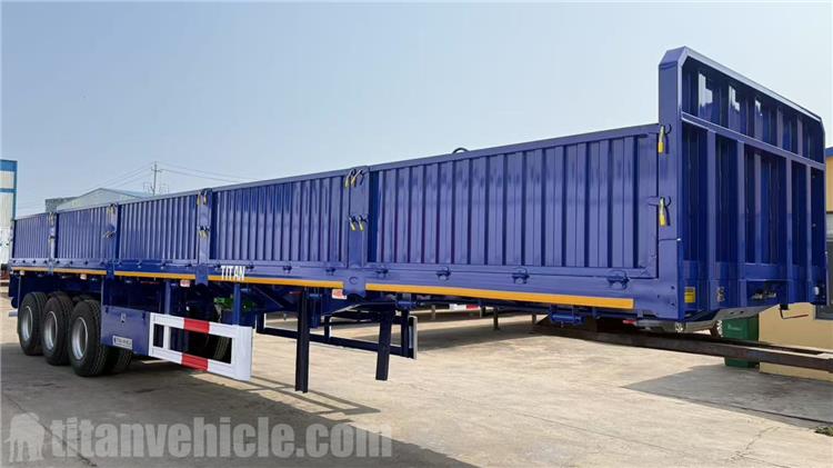 3 Axle Side Wall Trailer for Sale In Zambia