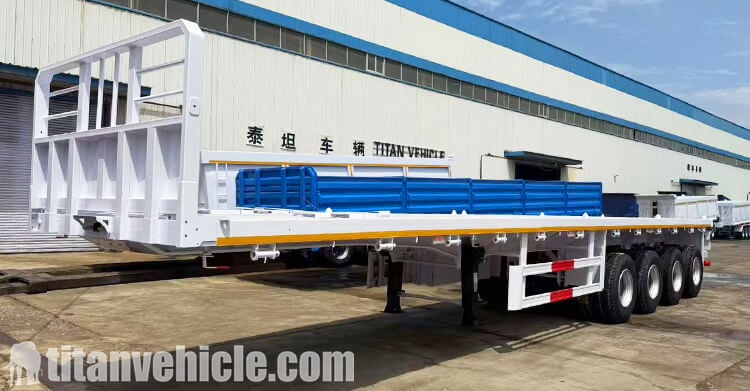 4 Axle Flatbed Trailer for Sale Price in Djibouti