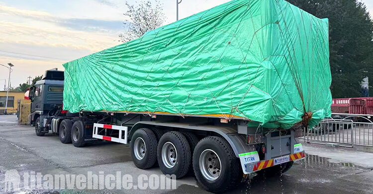 3 Axle Dump Semi Trailer for Sale in Cameroon