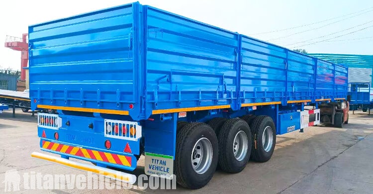 3 Axle Drop Side Trailer for Sale in Zambia