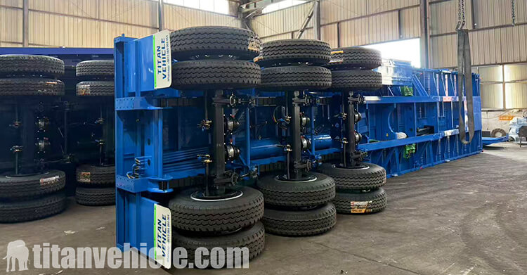 3 Axle Drop Side Trailer for Sale in Zambia
